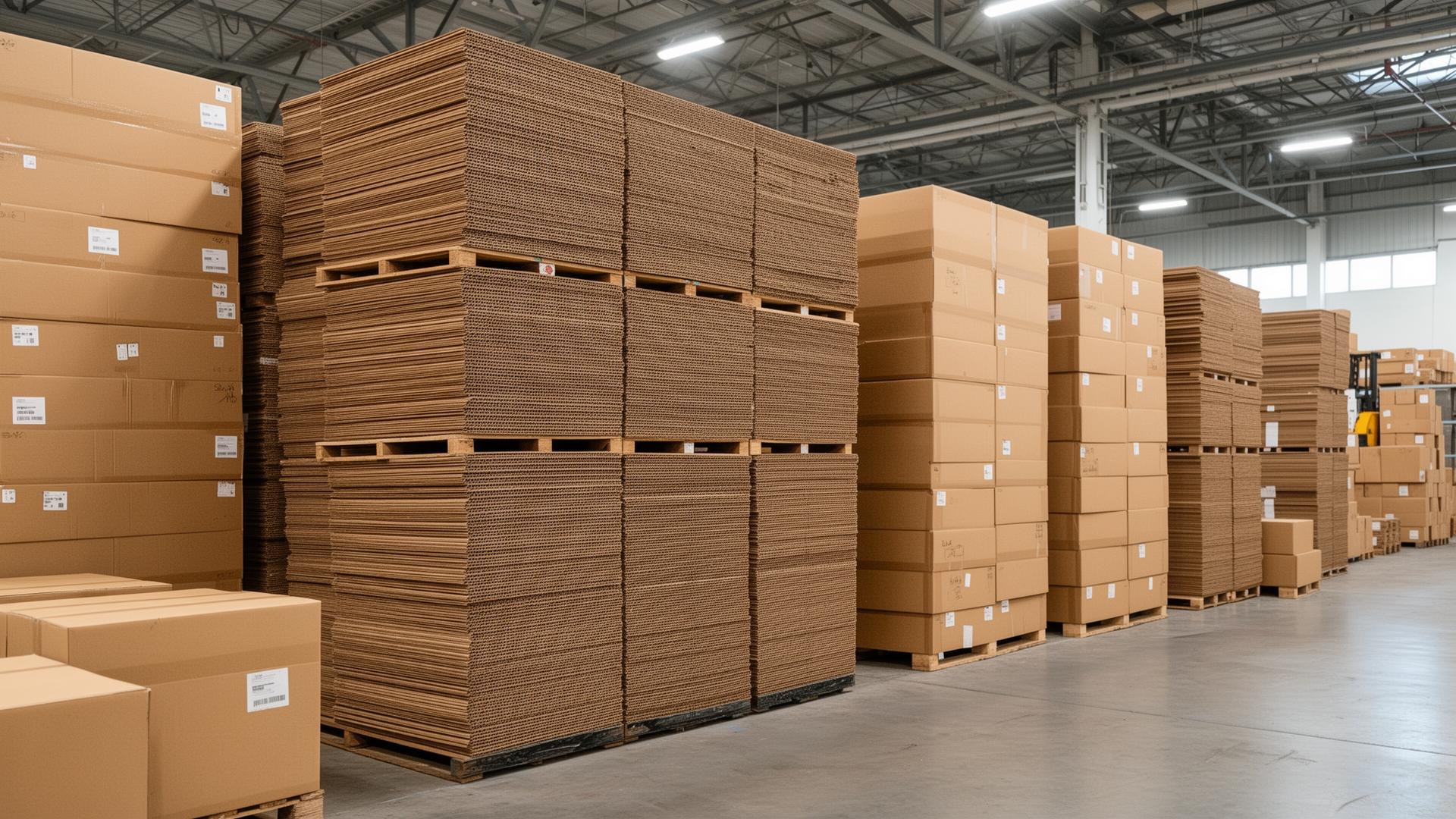 Corrugated shipping boxes and cardboard packaging