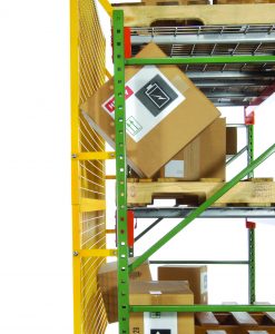 Rack backs for pallet rack safety