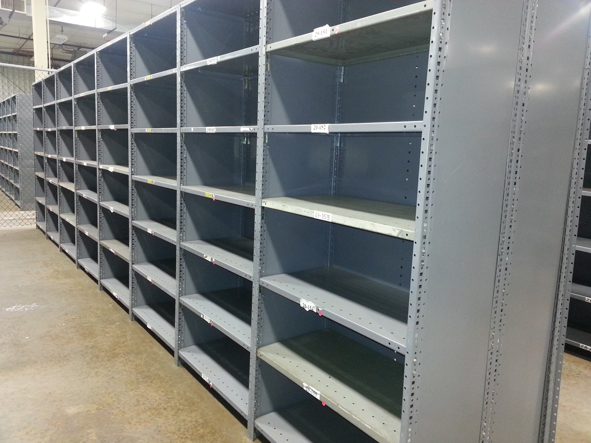 Industrial Shelving & Metal Clip Shelving